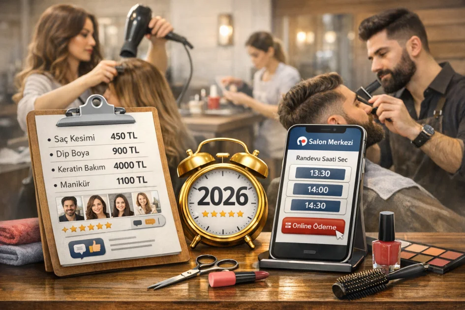 Kuaför Fiyatları 2026: Tüm Hizmetlerin Güncel Listesi