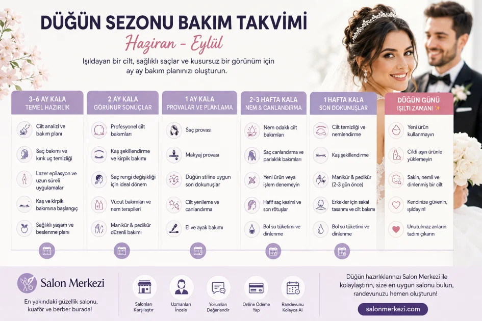 Düğün Sezonu (Haziran-Eylül) Bakım Takvimi